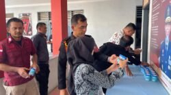 Pegawai Rutan Kelas IIB Tanjung Pura Kanwil Kemenkumham Sumut Jalani Tes Urin